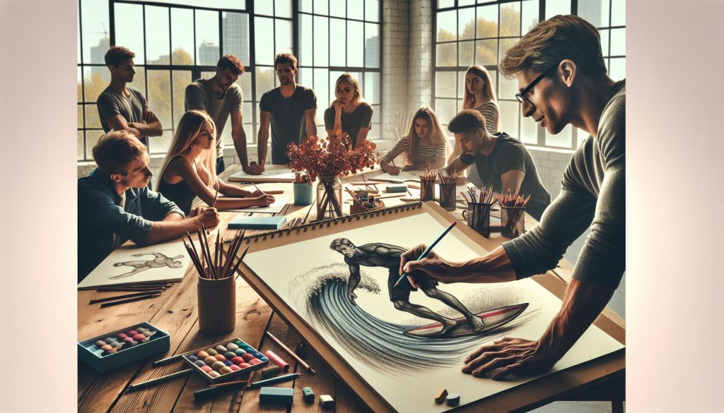 How to Draw Surfer: Easy Tutorial for Beginners