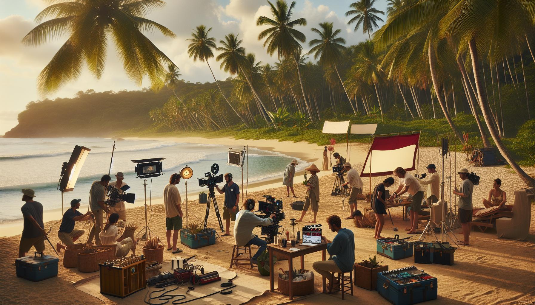 Behind the Scenes: Filming in Paradise