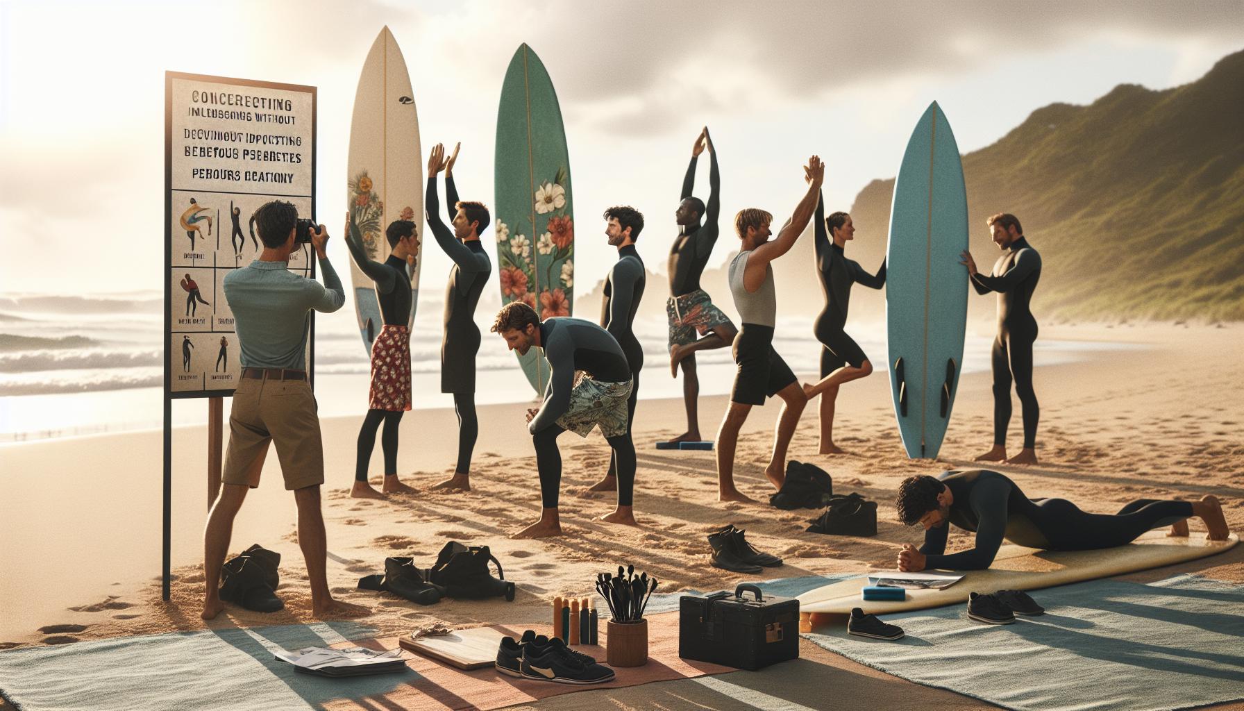 Celebrity Surfing: How Stars Prepare for Action