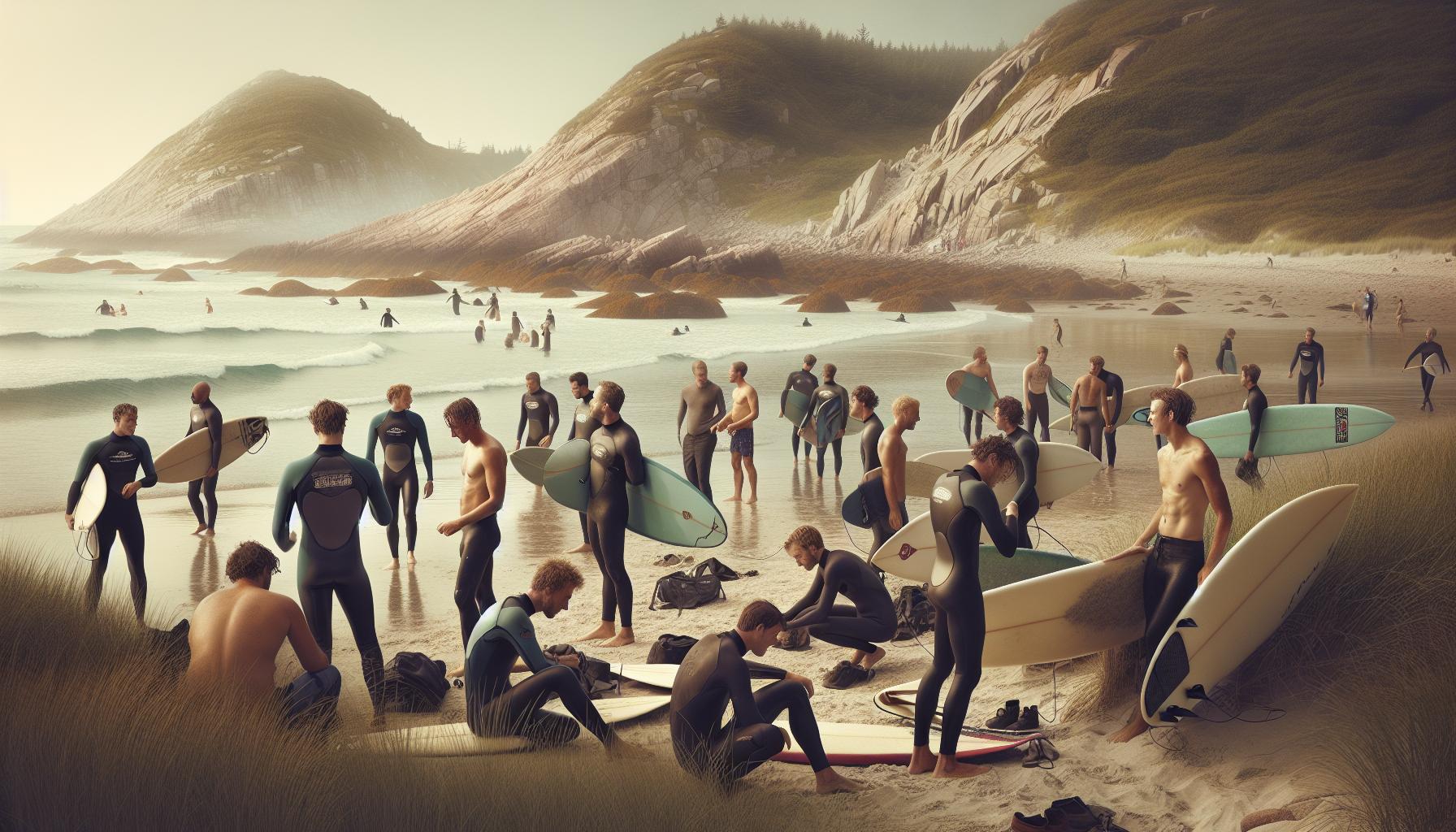 Surf Culture at York Beach: Community and Camaraderie