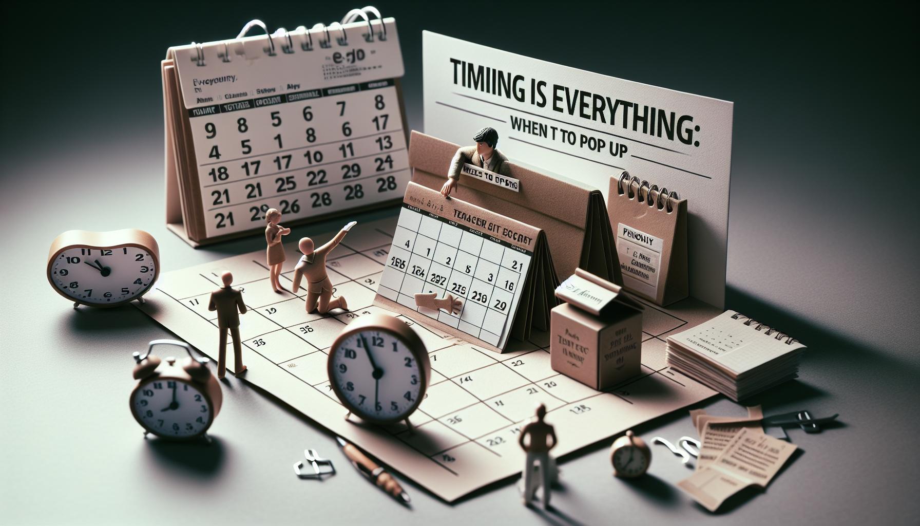 Timing is Everything: When to Pop Up