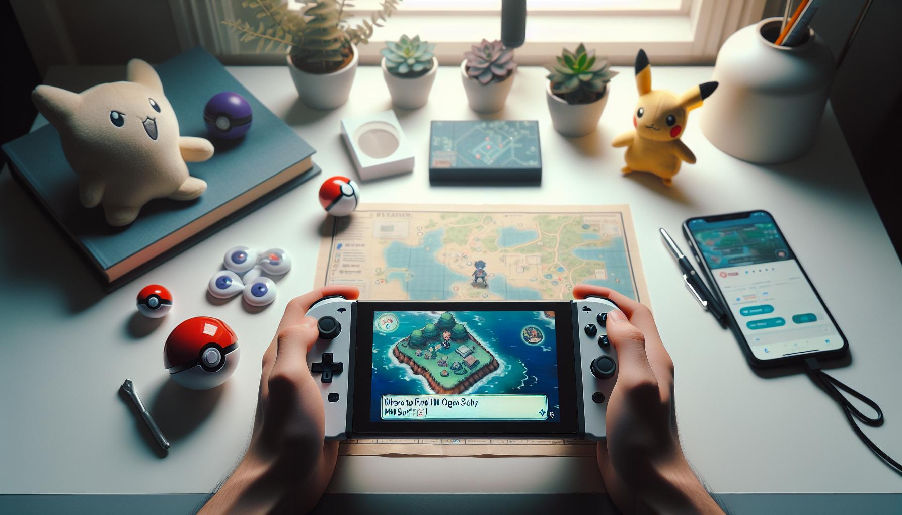 Where to Find HM Surf in Omega Ruby